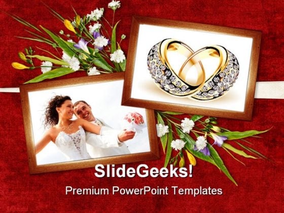 Card For Wedding Day Youth PowerPoint Templates And PowerPoint Backgrounds 0311