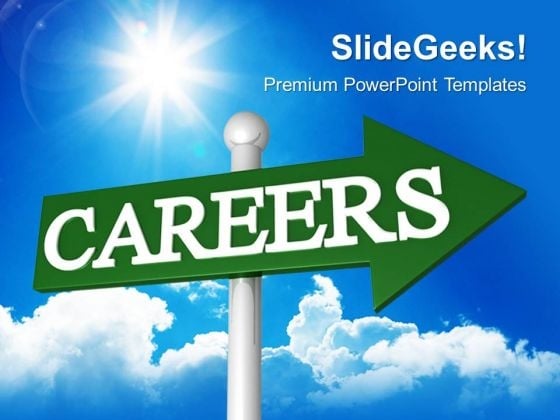 Career Signpost Future PowerPoint Templates And PowerPoint Themes 0512