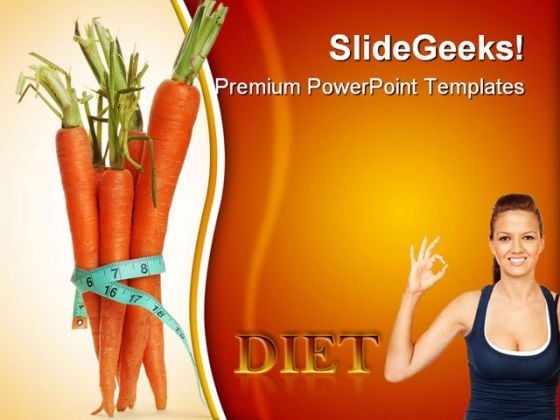 Carrots For Diet Health PowerPoint Templates And PowerPoint Backgrounds 0311 Carrots For Diet Health PowerPoint Templates And PowerPoint Backgrounds 0311