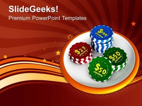 Casino Chips Gambling Save Money PowerPoint Templates Ppt Backgrounds For Slides 0313 Casino Chips Gambling Save Money PowerPoint Templates Ppt Backgrounds For Slides 0313