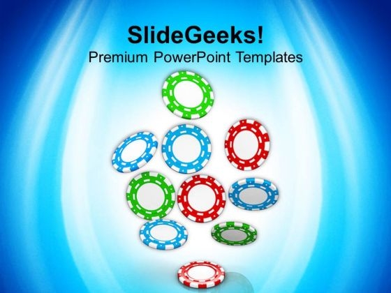 Casino Chips PowerPoint Templates Ppt Backgrounds For Slides 0413 Casino Chips PowerPoint Templates Ppt Backgrounds For Slides 0413