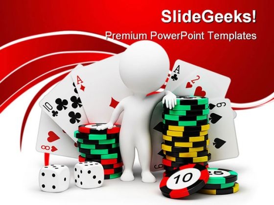 Casino Game PowerPoint Templates And PowerPoint Backgrounds 0311