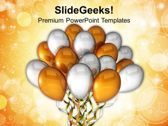 Celebrating With Balloons Holidays PowerPoint Templates Ppt Backgrounds For Slides 0213 Celebrating With Balloons Holidays PowerPoint Templates Ppt Backgrounds For Slides 0213
