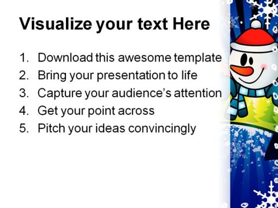 Celebration01 Christmas PowerPoint Template 0610 slides professional