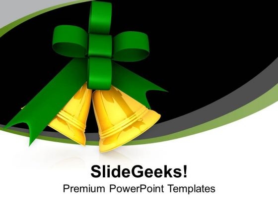 Celebration Bells For Christmas PowerPoint Templates Ppt Backgrounds For Slides 0513 Celebration Bells For Christmas PowerPoint Templates Ppt Backgrounds For Slides 0513