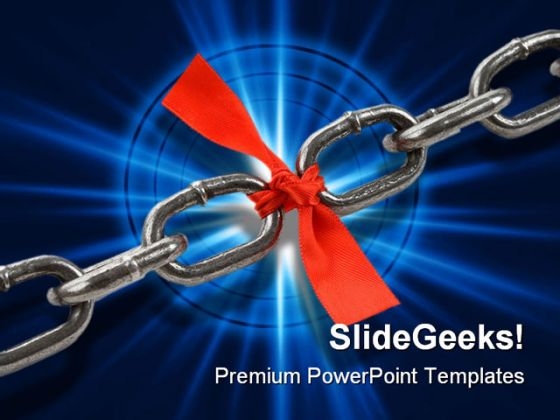 Chain Link Business PowerPoint Template 0810 Chain Link Business PowerPoint Template 0810