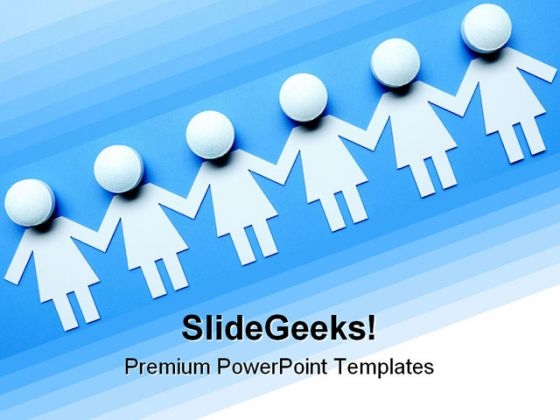 Chain Of Paper Team Global PowerPoint Templates And PowerPoint Backgrounds 0511 Chain Of Paper Team Global PowerPoint Templates And PowerPoint Backgrounds 0511
