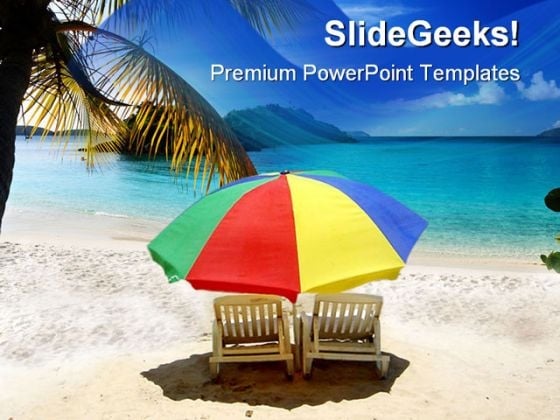 Chairs At Beach Nature PowerPoint Themes And PowerPoint Slides 0611 Chairs At Beach Nature PowerPoint Themes And PowerPoint Slides 0611