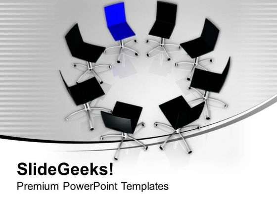 Chairs In Circle Leadership PowerPoint Templates Ppt Backgrounds For Slides 0213 Chairs In Circle Leadership PowerPoint Templates Ppt Backgrounds For Slides 0213