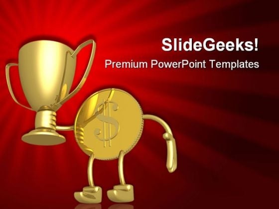 Champion Gold Coin Business PowerPoint Templates And PowerPoint Backgrounds 0511 Champion Gold Coin Business PowerPoint Templates And PowerPoint Backgrounds 0511