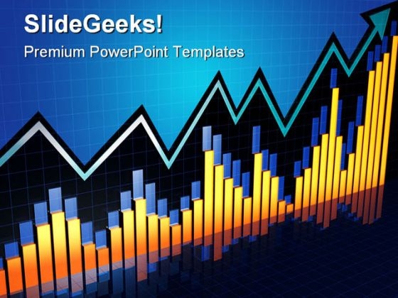 Chart Growth Business PowerPoint Template 0910 Chart Growth Business PowerPoint Template 0910