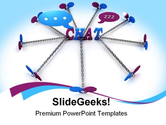 Chat Linked Chain Internet PowerPoint Themes And PowerPoint Slides 0211 Chat Linked Chain Internet PowerPoint Themes And PowerPoint Slides 0211