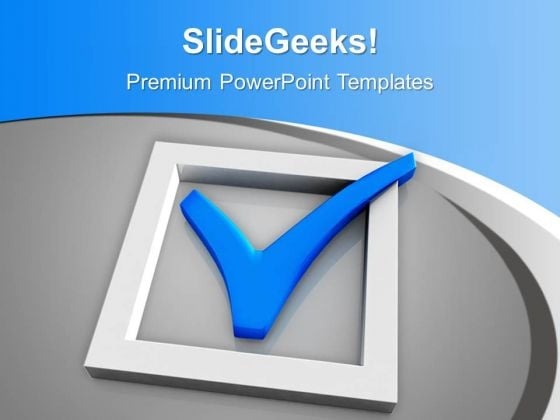 Check Mark On Box Business PowerPoint Templates Ppt Backgrounds For Slides 1212 Check Mark On Box Business PowerPoint Templates Ppt Backgrounds For Slides 1212
