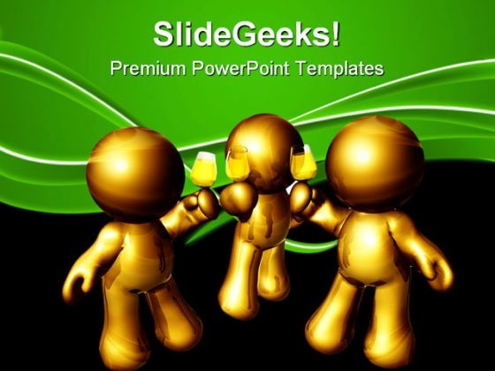 Cheers On Success Business PowerPoint Templates And PowerPoint Backgrounds 0611 Cheers On Success Business PowerPoint Templates And PowerPoint Backgrounds 0611