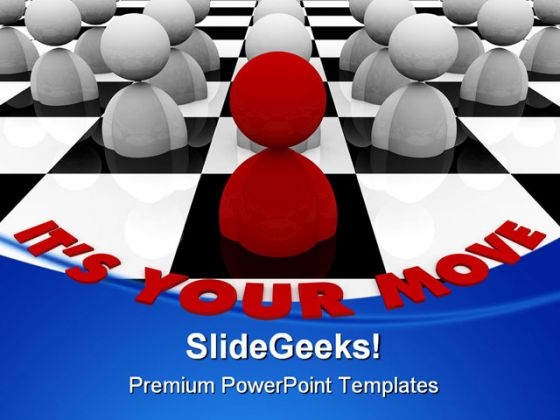 Chess Board Game PowerPoint Templates And PowerPoint Backgrounds 0311 Chess Board Game PowerPoint Templates And PowerPoint Backgrounds 0311