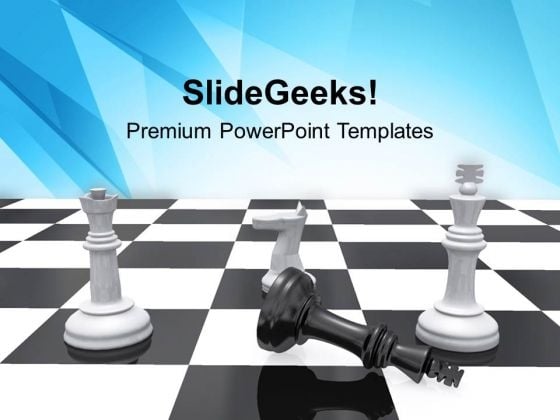 Chess King Checkmate Business Strategy PowerPoint Templates Ppt Backgrounds For Slides 0213 Chess King Checkmate Business Strategy PowerPoint Templates Ppt Backgrounds For Slides 0213