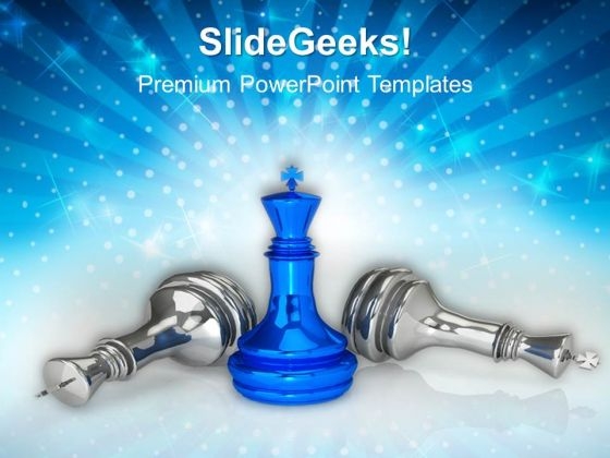 Chess King Standing Game Over Success PowerPoint Templates And PowerPoint Themes 1012 Chess King Standing Game Over Success PowerPoint Templates And PowerPoint Themes 1012