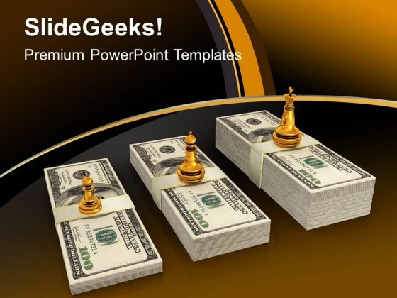 Chess Pieces Dollars PowerPoint Templates And PowerPoint Themes 1012 Chess Pieces Dollars PowerPoint Templates And PowerPoint Themes 1012