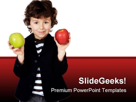Child With Apple Food PowerPoint Themes And PowerPoint Slides 0511 Child With Apple Food PowerPoint Themes And PowerPoint Slides 0511