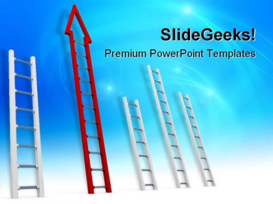 Choices Ladders Business PowerPoint Themes And PowerPoint Slides 0611