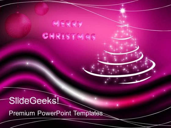 Christmas Abstract Festival PowerPoint Templates And PowerPoint Themes 0212