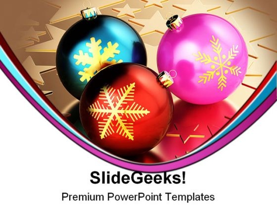 Christmas Balls Festival PowerPoint Backgrounds And Templates 0111 Christmas Balls Festival PowerPoint Backgrounds And Templates 0111