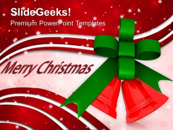 Christmas Bells Decoration Festival PowerPoint Templates Ppt Backgrounds For Slides 1212