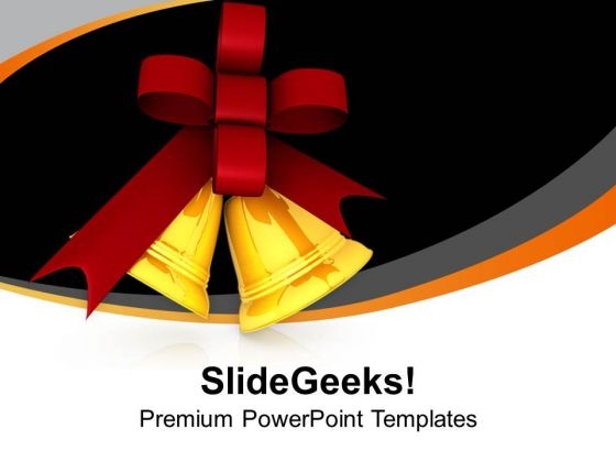 Christmas Bells For Celebration PowerPoint Templates Ppt Backgrounds For Slides 0513 Christmas Bells For Celebration PowerPoint Templates Ppt Backgrounds For Slides 0513