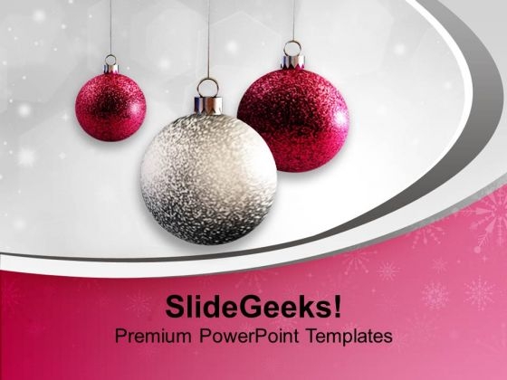 Christmas Decorative Ornaments PowerPoint Templates Ppt Backgrounds For Slides 1112