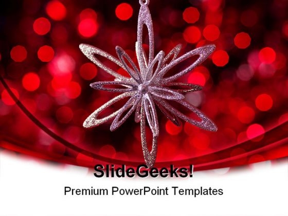 christmas festival powerpoint backgrounds and templates 0111 title