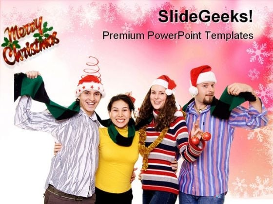 Christmas Fun Festival PowerPoint Templates And PowerPoint Backgrounds 0711