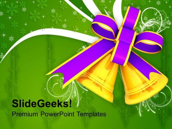 Christmas Golden Bells Holidays PowerPoint Templates Ppt Backgrounds For Slides 1212 Christmas Golden Bells Holidays PowerPoint Templates Ppt Backgrounds For Slides 1212