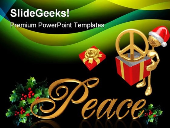 Christmas Peace Festival PowerPoint Templates And PowerPoint Backgrounds 0511 Christmas Peace Festival PowerPoint Templates And PowerPoint Backgrounds 0511