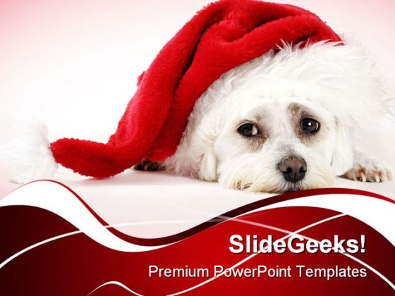 Christmas Pooch Holidays PowerPoint Themes And PowerPoint Slides 0211 Christmas Pooch Holidays PowerPoint Themes And PowerPoint Slides 0211