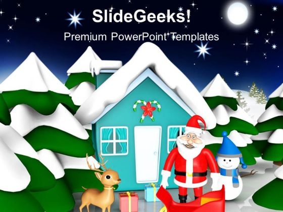 Christmas Scene At Night Events PowerPoint Templates Ppt Backgrounds For Slides 1212 Christmas Scene At Night Events PowerPoint Templates Ppt Backgrounds For Slides 1212
