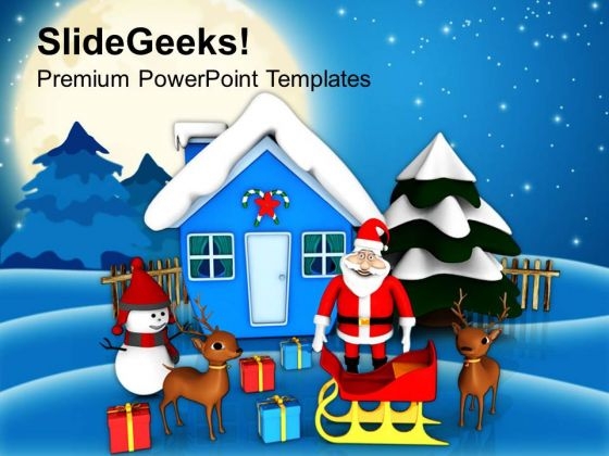 Christmas Scene Holidays PowerPoint Templates Ppt Backgrounds For Slides 1212 Christmas Scene Holidays PowerPoint Templates Ppt Backgrounds For Slides 1212