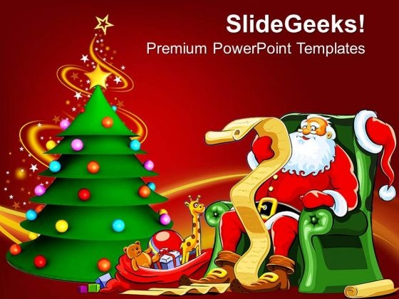 christmas theme festival powerpoint templates ppt backgrounds for