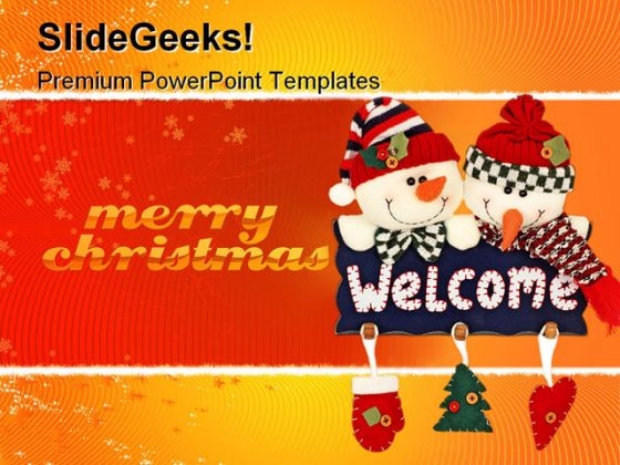 Christmas Toys Festival PowerPoint Templates And PowerPoint Backgrounds 0911