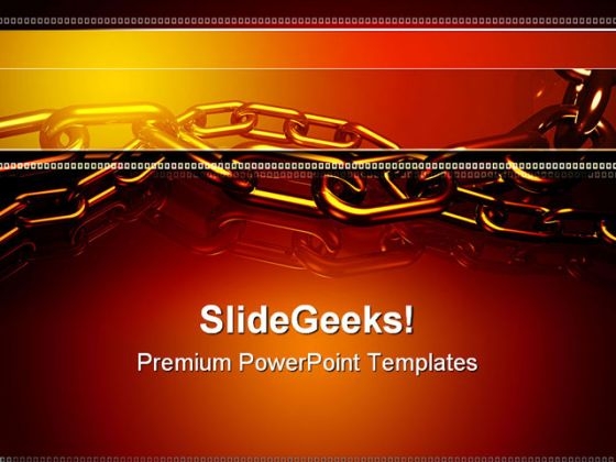 chrome chain abstract powerpoint