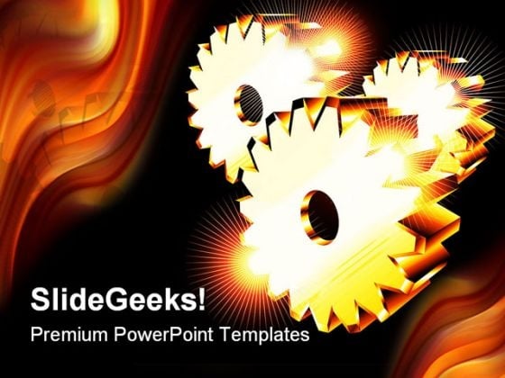 Chromed Gears Business PowerPoint Templates And PowerPoint Backgrounds 0411 Chromed Gears Business PowerPoint Templates And PowerPoint Backgrounds 0411