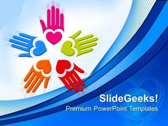 Circle Of Loving Hand People PowerPoint Templates And PowerPoint Themes 0612 Circle Of Loving Hand People PowerPoint Templates And PowerPoint Themes 0612