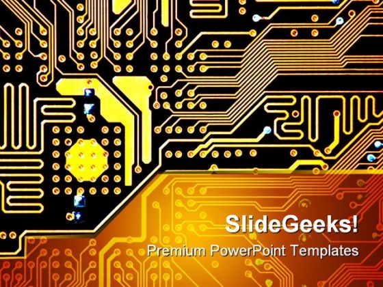 Circuit Board Computer PowerPoint Themes And PowerPoint Slides 0211