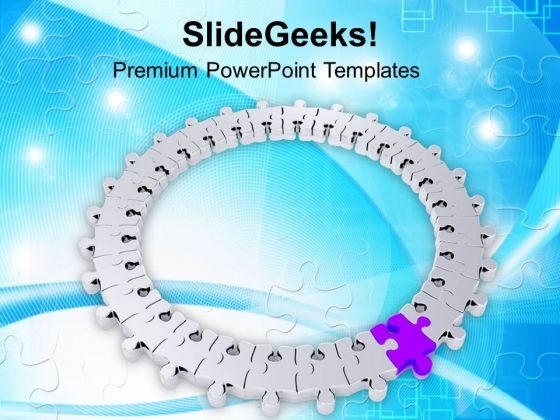 Circular Jigsaw Puzzles Represents Leadership PowerPoint Templates Ppt Backgrounds For Slides 0313 Circular Jigsaw Puzzles Represents Leadership PowerPoint Templates Ppt Backgrounds For Slides 0313