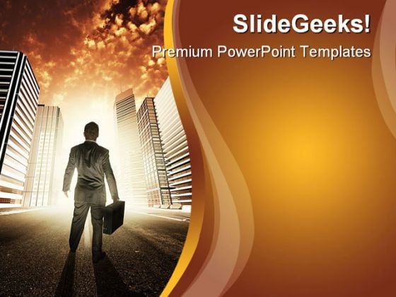 City Of Opportunity Business PowerPoint Template 1010 City Of Opportunity Business PowerPoint Template 1010