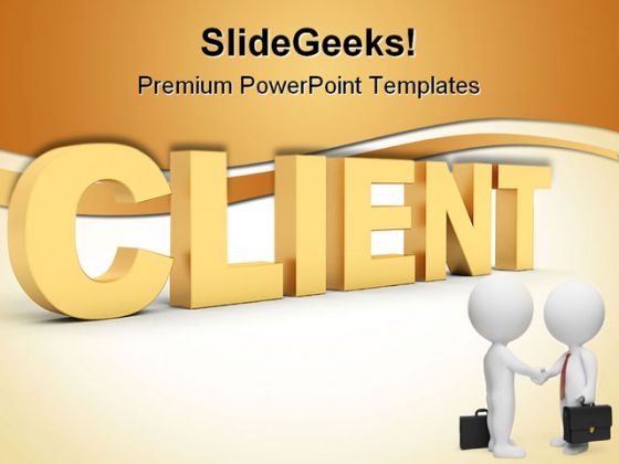 Client Marketing Business PowerPoint Templates And PowerPoint Backgrounds 0511