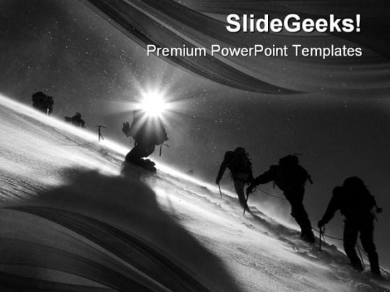 Climbers Climbing Business PowerPoint Themes And PowerPoint Slides 0511 Climbers Climbing Business PowerPoint Themes And PowerPoint Slides 0511