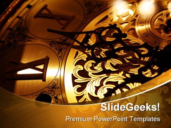 Clock Future PowerPoint Template 1110 Clock Future PowerPoint Template 1110