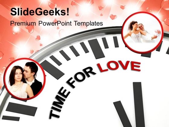 Clock With Words Time For Love PowerPoint Templates Ppt Backgrounds For Slides 0313 Clock With Words Time For Love PowerPoint Templates Ppt Backgrounds For Slides 0313