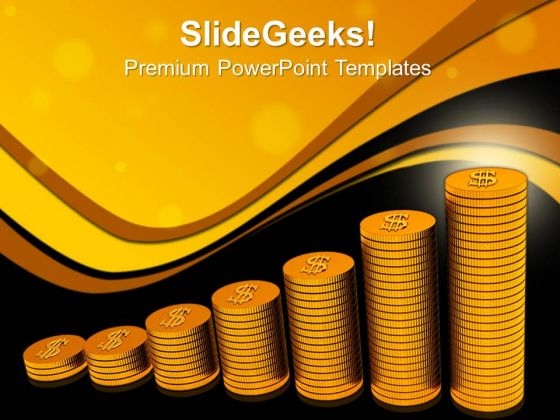 Coins Growth Finance PowerPoint Templates And PowerPoint Themes 0812 Coins Growth Finance PowerPoint Templates And PowerPoint Themes 0812