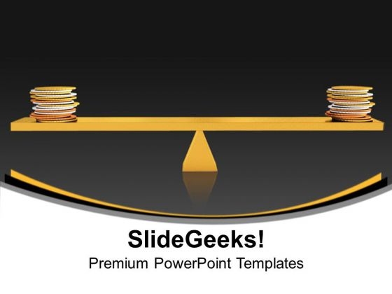 Coins Lying Balanced On Clipping Path PowerPoint Templates And PowerPoint Themes 1012 Coins Lying Balanced On Clipping Path PowerPoint Templates And PowerPoint Themes 1012